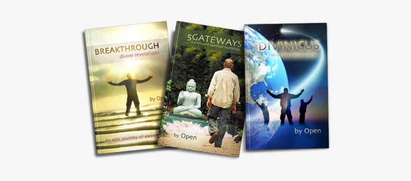 Book Trilogy Blank Background - 5gateways: A Profound Spiritual Routemap 2015 By Open, transparent png download
