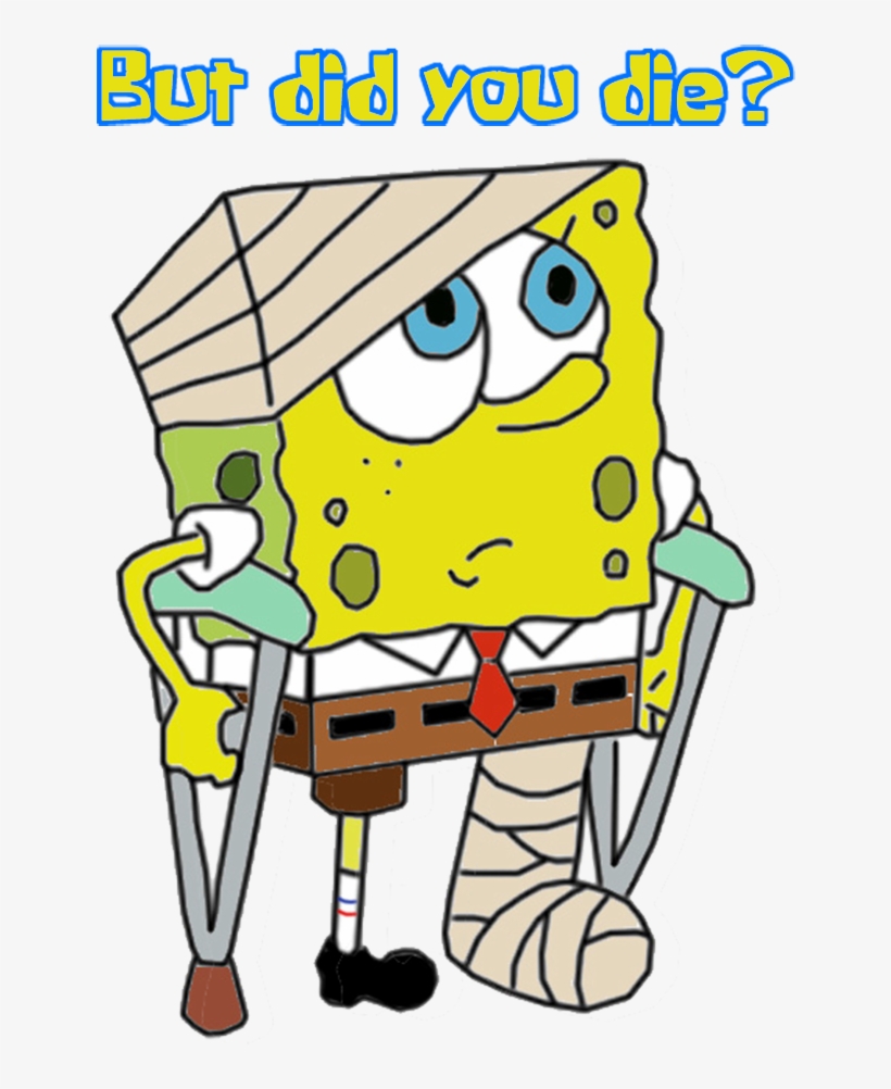 Spongebob Broken Leg
