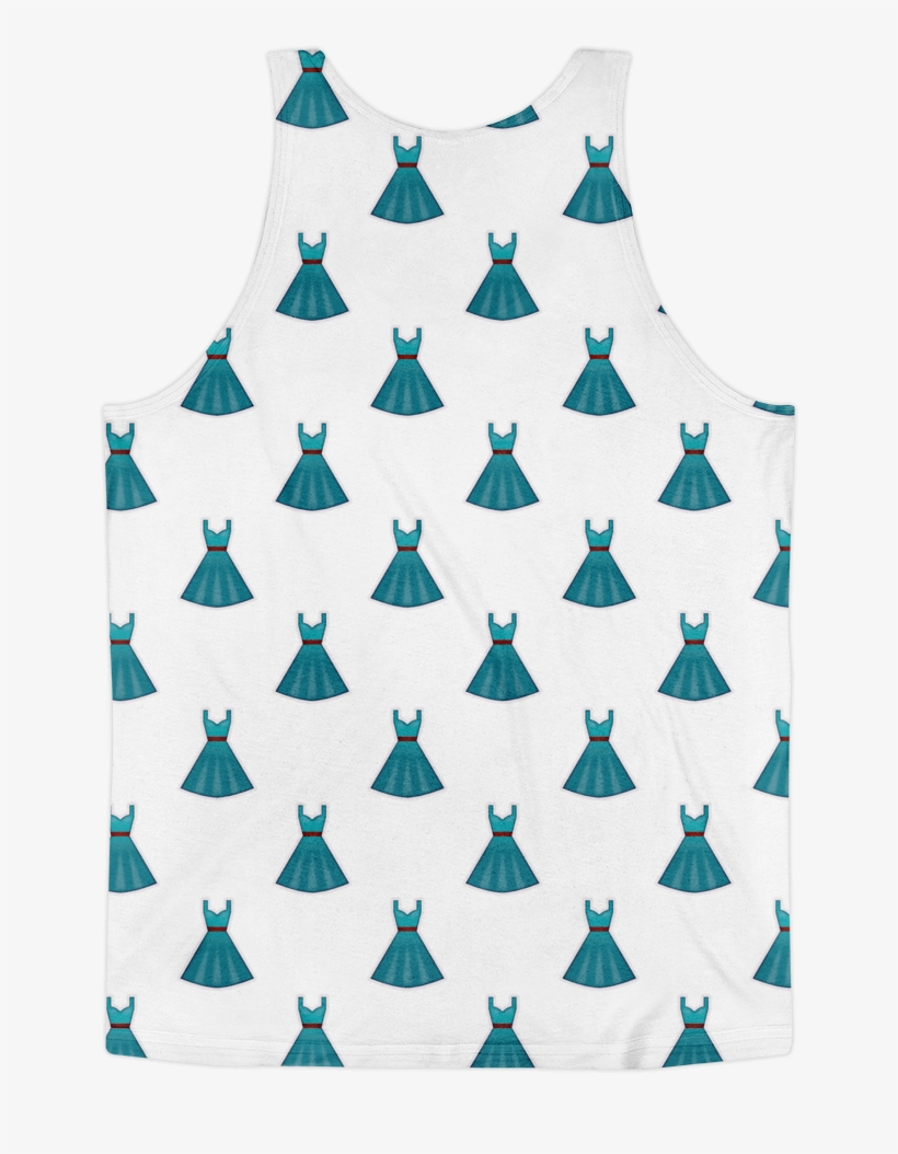 All Over Emoji Tank Top - Zellij, transparent png download