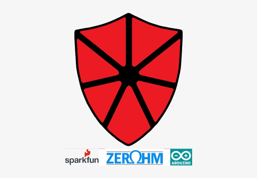A Shield With Seven Segments - Embroidery, transparent png download