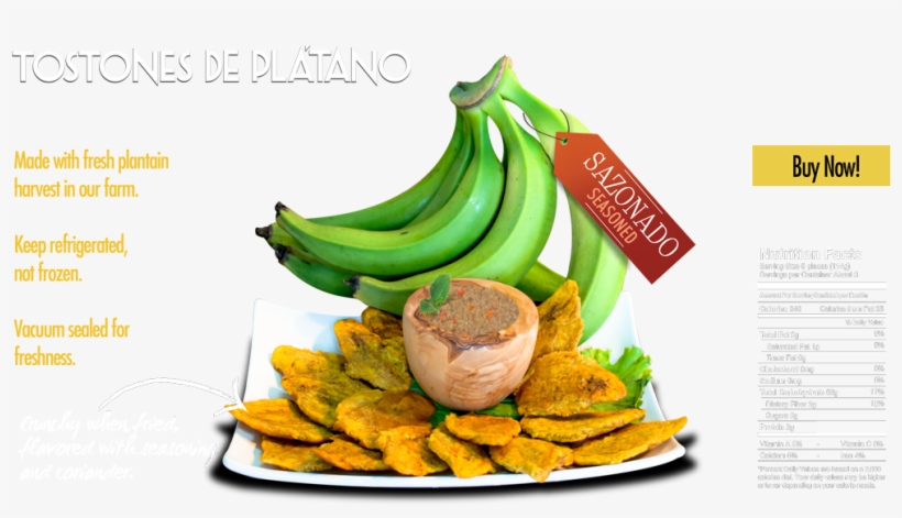 Tostones De Plátano - Tostones, transparent png download