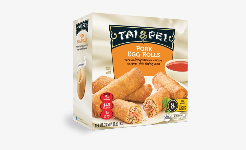 Productdetail-apps 0007 Taipei Bag Potsticker Chicken - Tai Pei Egg Rolls, Pork - 24 Oz, transparent png download