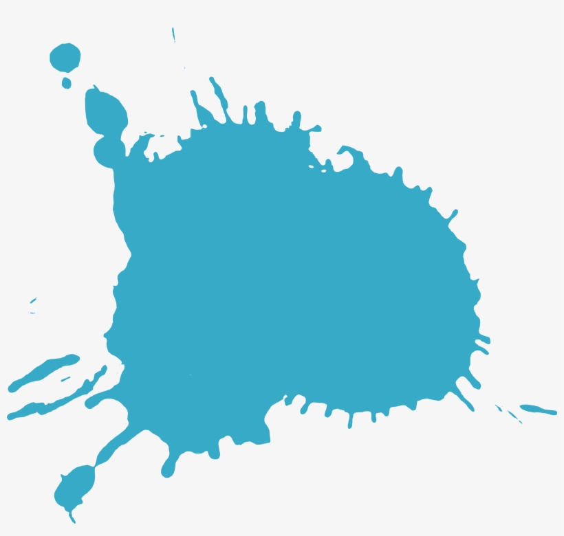 Colorful Splatter Png - Illustration, transparent png download