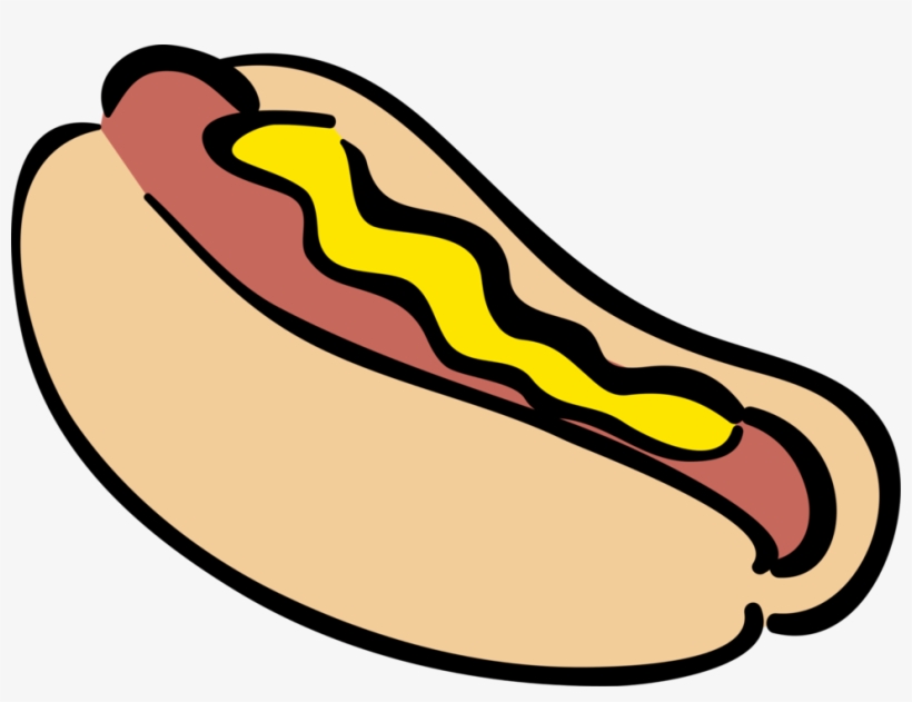 Vector Illustration Of Cooked Hot Dog Or Hotdog Frankfurter, transparent png download