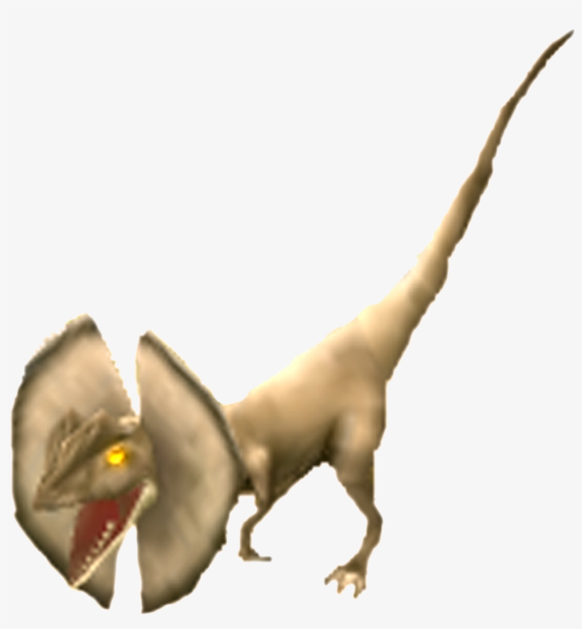 Dilophosaurus-render - Jurassic Park Dilophosaurus Png, transparent png download