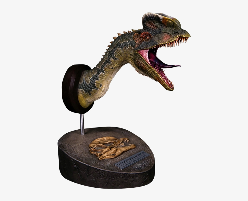 Blog Dos Brinquedos - Jurassic Park Dilophosaurus Statue, transparent png download