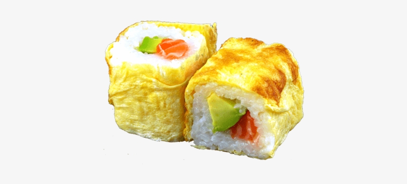 Egg Roll Saumon Avocat - Salmon, transparent png download