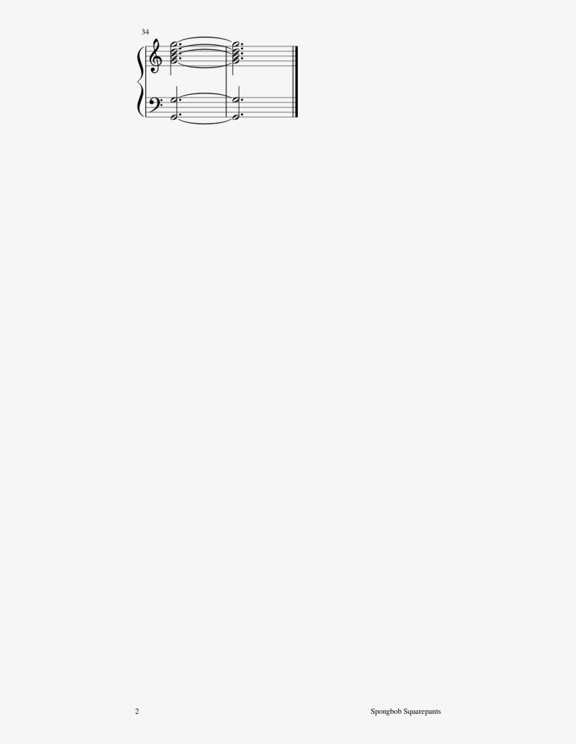 Krusty Krab Theme Song Sheet Music Composed By Transcribed - User Guide, transparent png download