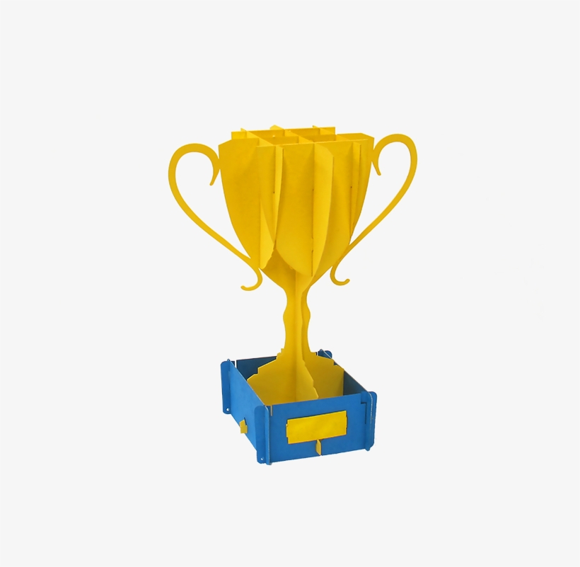 Trophy Puzzlepop - Pop Up Trophy Card, transparent png download