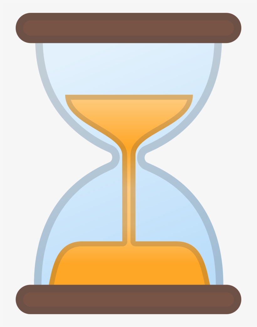 Download Svg Download Png - Hourglass Not Done Emoji, transparent png download