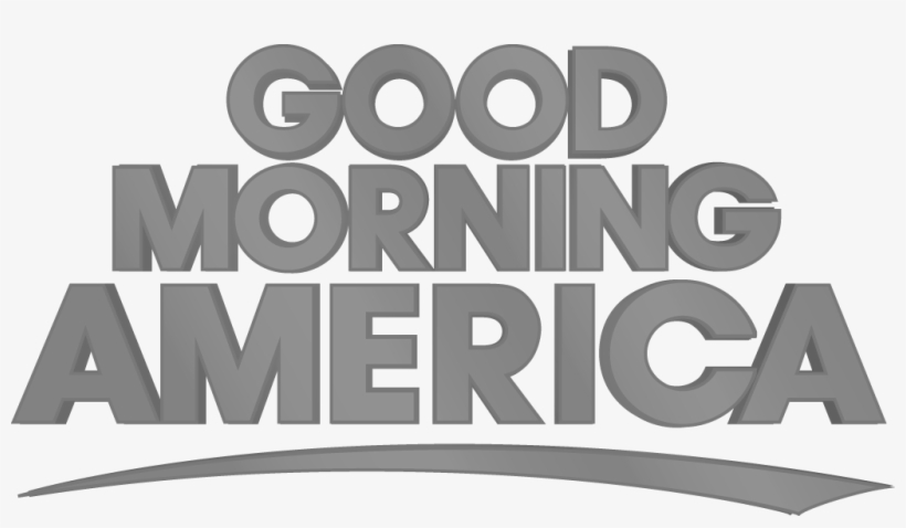 Good Morning America Logo Bw - Good Morning America Font, transparent png download