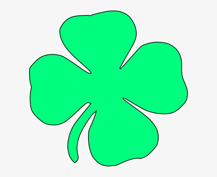 Clover Clip Art - Shamrock Clipart White Background, transparent png download