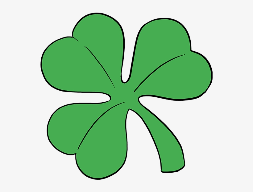How To Draw Shamrock - Drawing, transparent png download