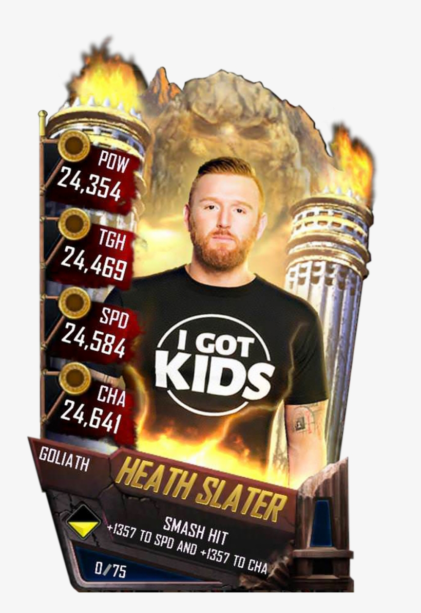 Heathslater S4 20 Goliath - Wwe Supercard Goliath Cards, transparent png download