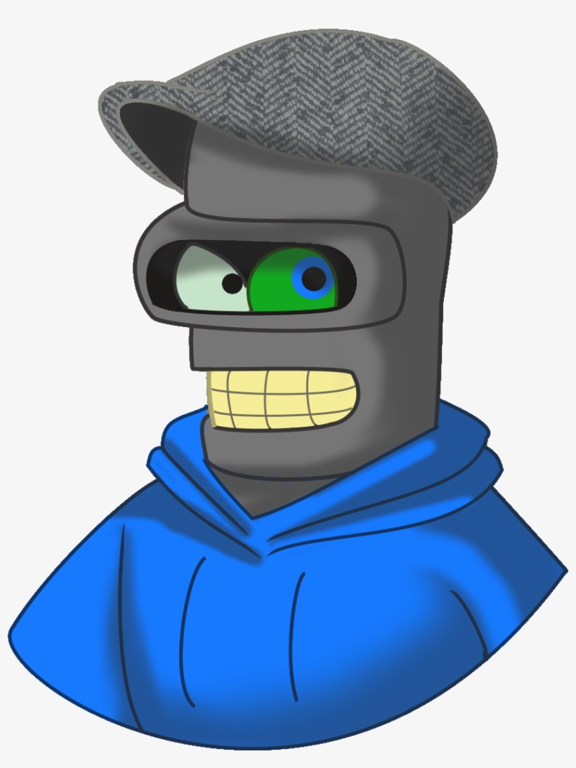 Jacksepticeye As Bender From Futurama - Cartoon, transparent png download