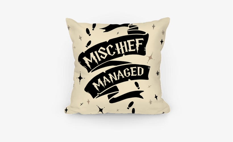 Mischief Managed Pillow Pillow - Mischief Managed Coffee, transparent png download