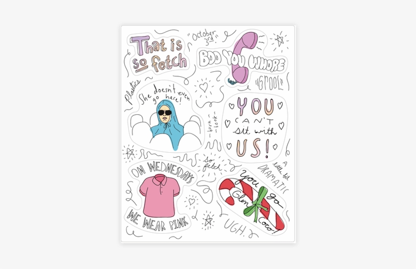 Mean Girls Doodles - Mean Girls Doodle, transparent png download