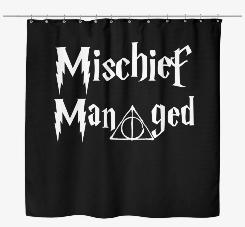 Mischief Managed Shower Curtain - Harry Potter Mischief Managed, transparent png download