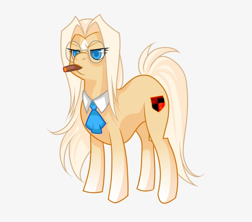 Artist Needed, Cigar, Glasses, Hellsing, No Fucks, - Hellsing My Little Pony, transparent png download