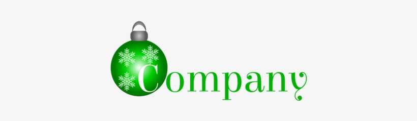 Green Christmas Ornament Logo - Christmas Ornament, transparent png download
