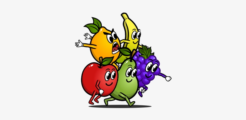 5 Fruit Monsters 2d Game Character Sprite - Character, transparent png download