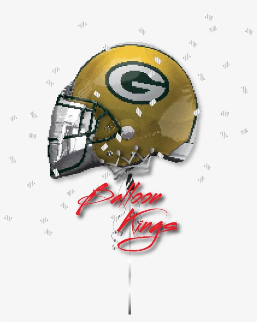 Packers Helmet - Green Bay Packers - Helmet Jumbo Foil Balloon, transparent png download