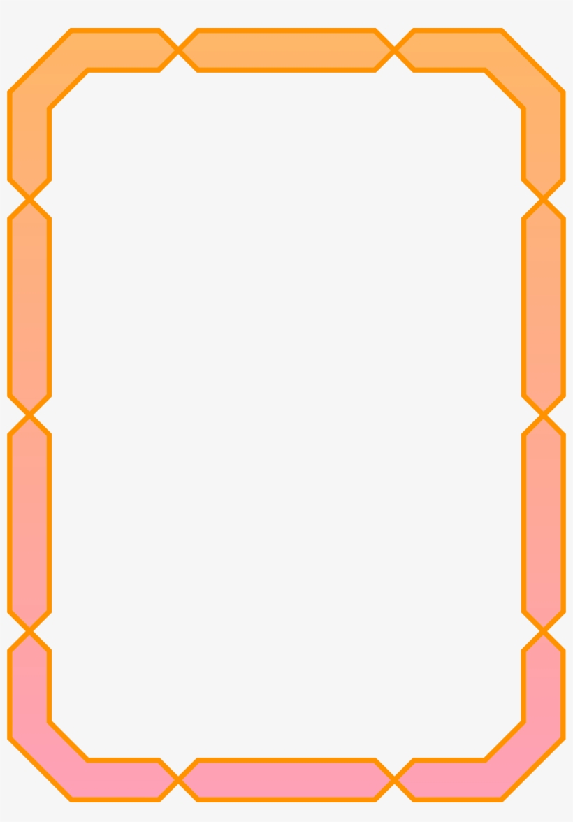 Yellow Clipart Picture Frame - Colour Red Frame Png, transparent png download