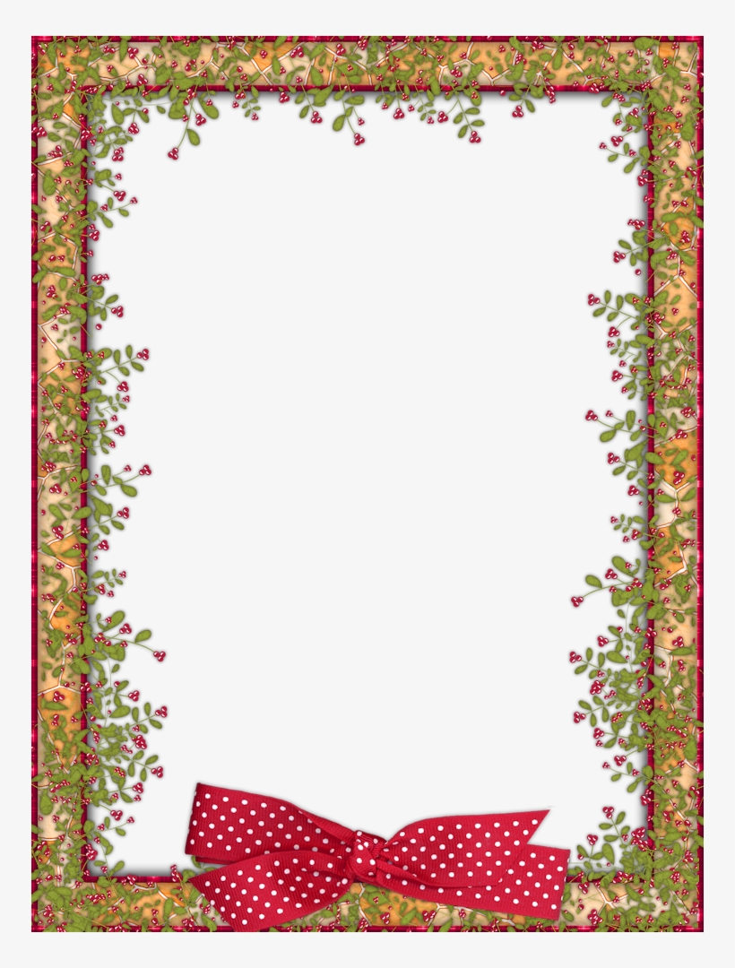 Yellow And Red Transparent Png Frame With Red Bow - Portable Network Graphics, transparent png download