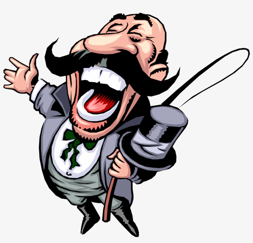 Circus Ringmaster Royalty Free Vector Clip Art Illustration - Ringmaster Clipart, transparent png download