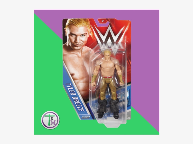 Wwe Tyler Breeze Wrestling Action Figure - Series 66, transparent png download