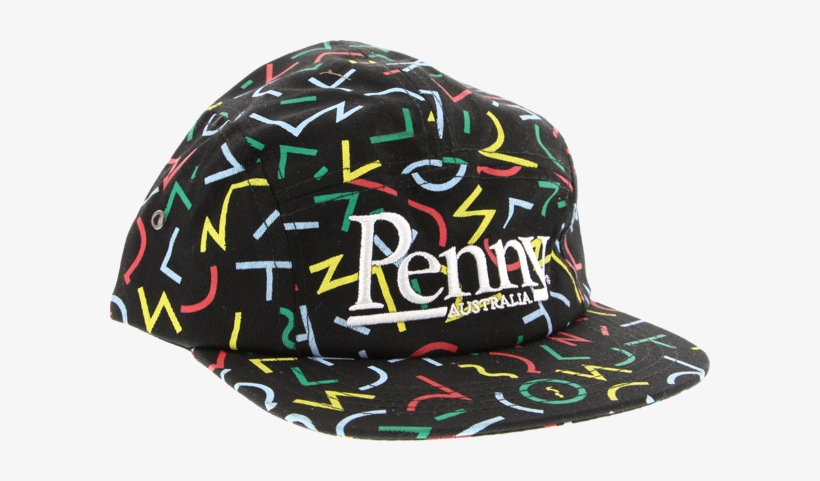 Penny Rasta Hat - Penny 5 Panel Hat Adj - Bel Air Black/rasta.pc, transparent png download