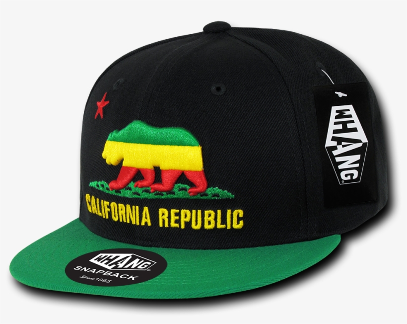 Whang 3d California Republic Bear Snapback Caps Cap, transparent png download