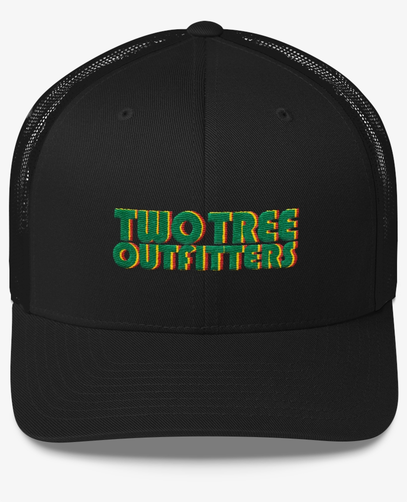 Two Tree Outfitters - Black Cap Black Embroidery, transparent png download