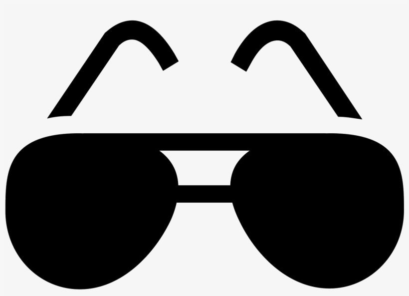Sun Glasses Filled Icon - Sun Glasses Icon, transparent png download