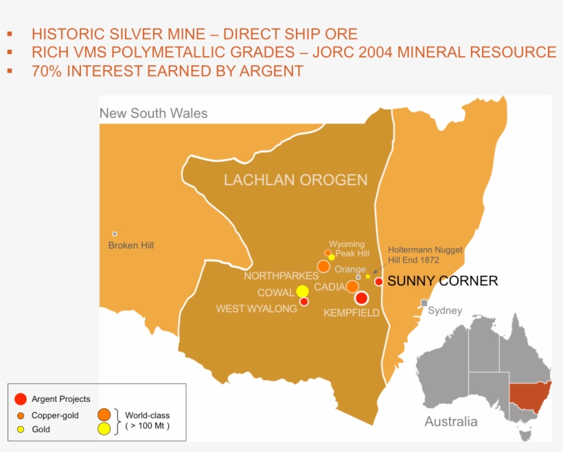 Silver Mine Overview Sunny Corner - Silver Mines In Australia, transparent png download