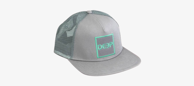 Deep Ocean Square Flatbrim Trucker Hat, transparent png download