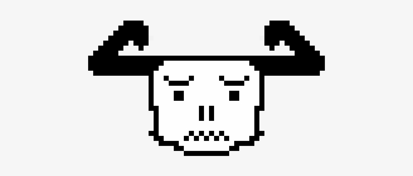 Worried Skull Dude - Pixel, transparent png download