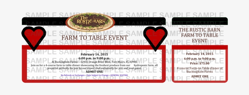 February Farm To Table - Heart, transparent png download