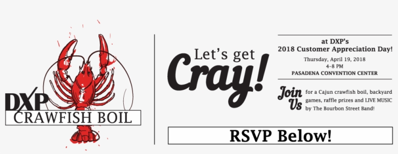 Dxp Crawfish Boil Rsvp - Dxp Enterprises, Inc., transparent png download