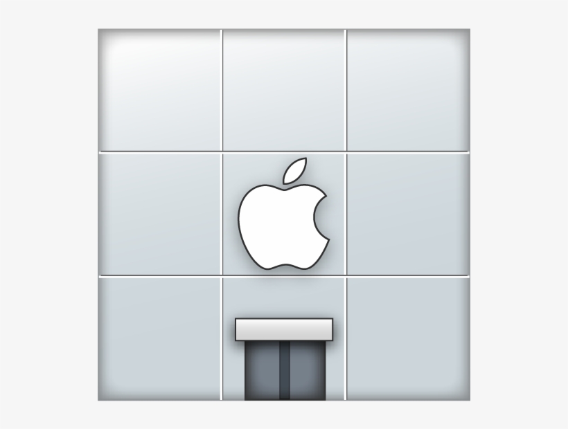Emoji Round 1 Apple Store - Apple, transparent png download