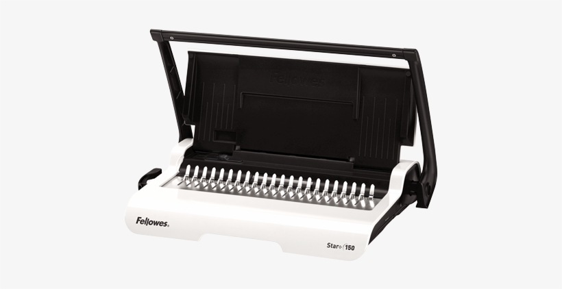 Star™ 150 Manual Comb Binding Machine - Fellowes Star+ 150 Manual Comb Binding Machine, transparent png download