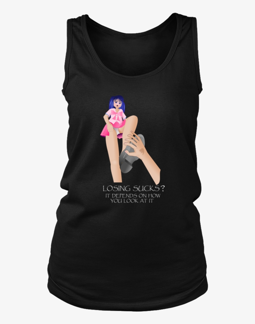 Sexy Anime Girl Dominates T-shirt - T-shirt, transparent png download
