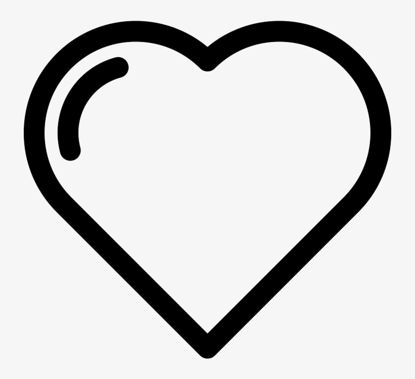 Download Heart Icon Transparent - Icon Symbol Love Black | Transparent ...