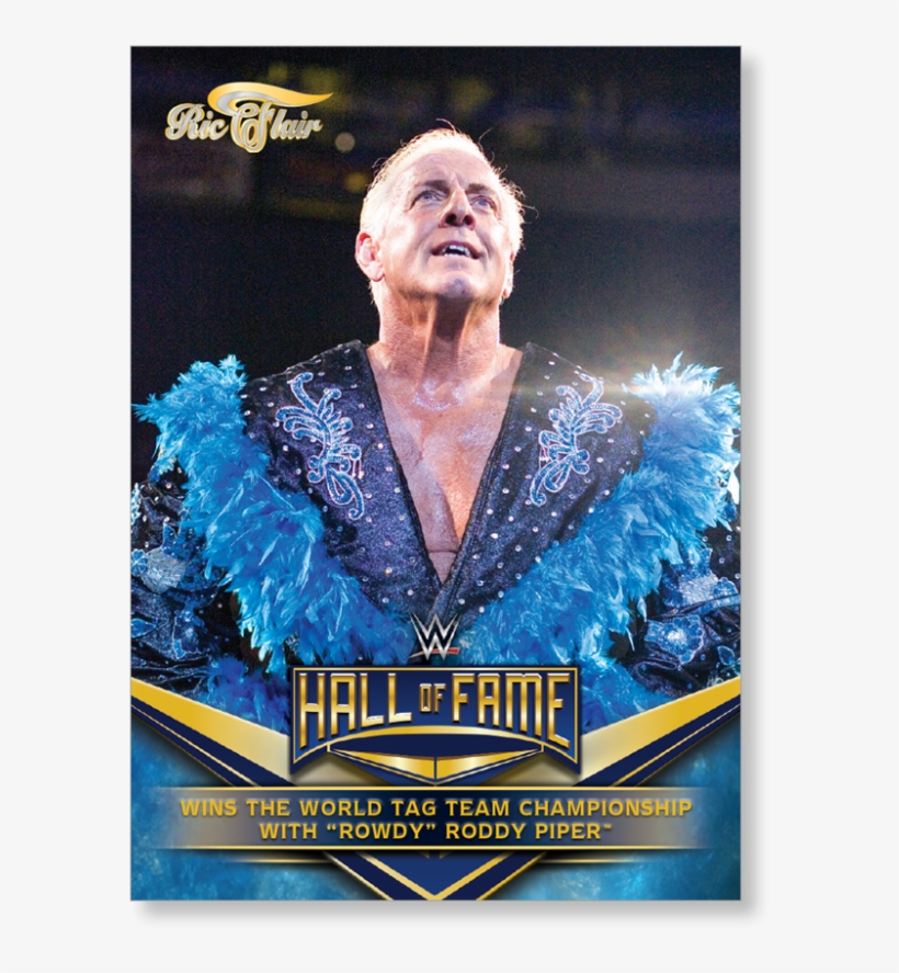 2018 Topps Wwe Heritage Ric Flair Wins The World Tag, transparent png download