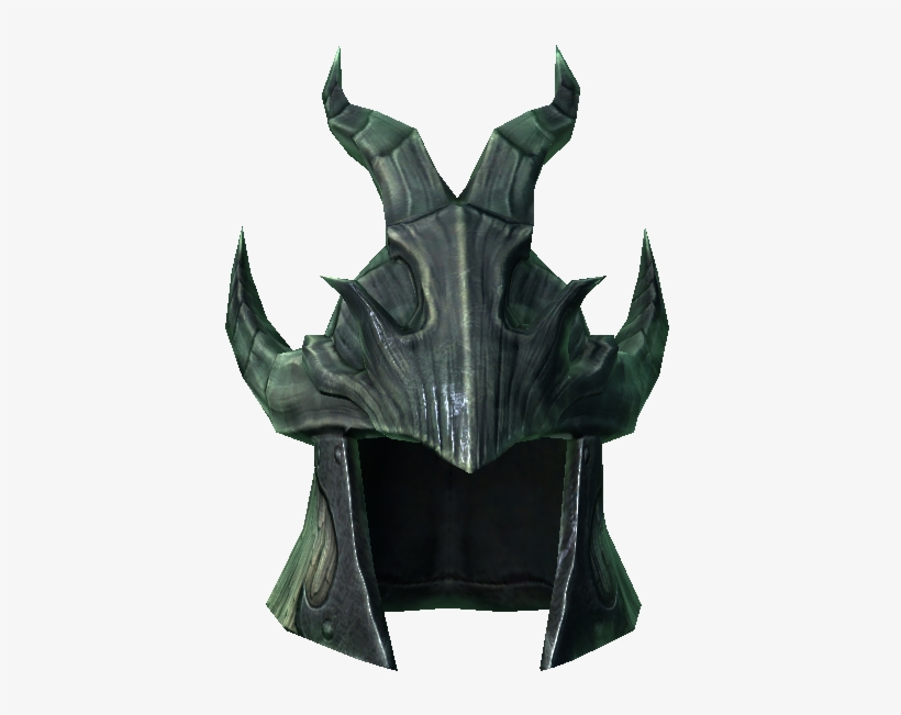 Skyrim Dragon Front View Download - Драконий Шлем Скайрим, transparent png download