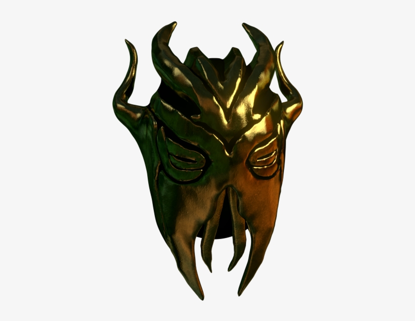 I Did A Quick Sculpt Of The Helmet That Appears At - Mask, transparent png download
