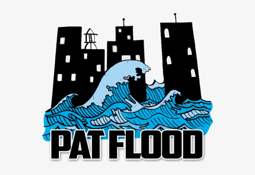 Patflood Blue Waves - Portable Network Graphics, transparent png download