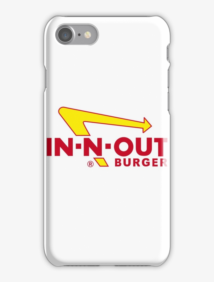 In N Out Logo Iphone 7 Snap Case - Stickers In N Out, transparent png download