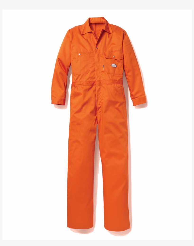 Lightweight Coveralls - Orange Coveralls, transparent png download