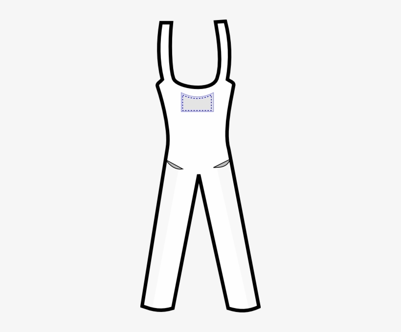 Overall 20clipart - Overalls Black And White Clipart, transparent png download